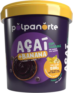 Açaí con guaraná Sabor plátano 500 g
