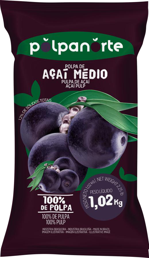 Pulpa de açaí Médio · sin azúcar 1,02 kg