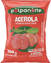 Pulpa de acerola Pulpa congelada 100 g
