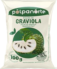 Pulpa de graviola Pulpa congelada 100 g