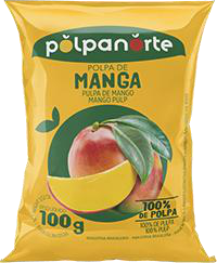 Pulpa de mango Pulpa congelada 100 g